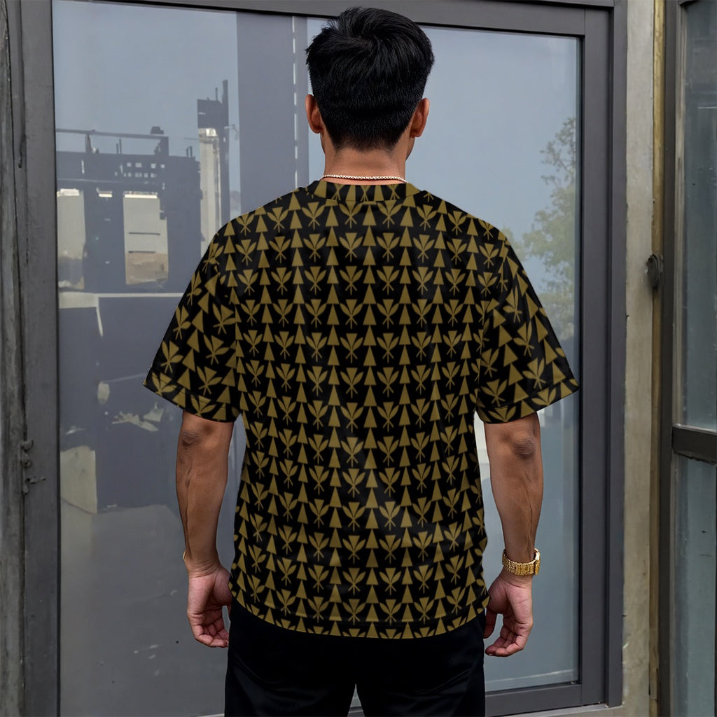 Drop-shoulder T-shirt