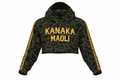 Island camo crop hoodie