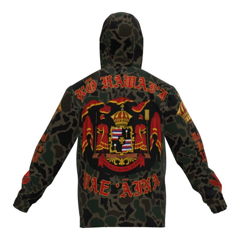 Camo softshell jacket