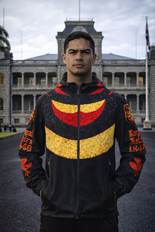 Black Ahu’ula Windbreaker