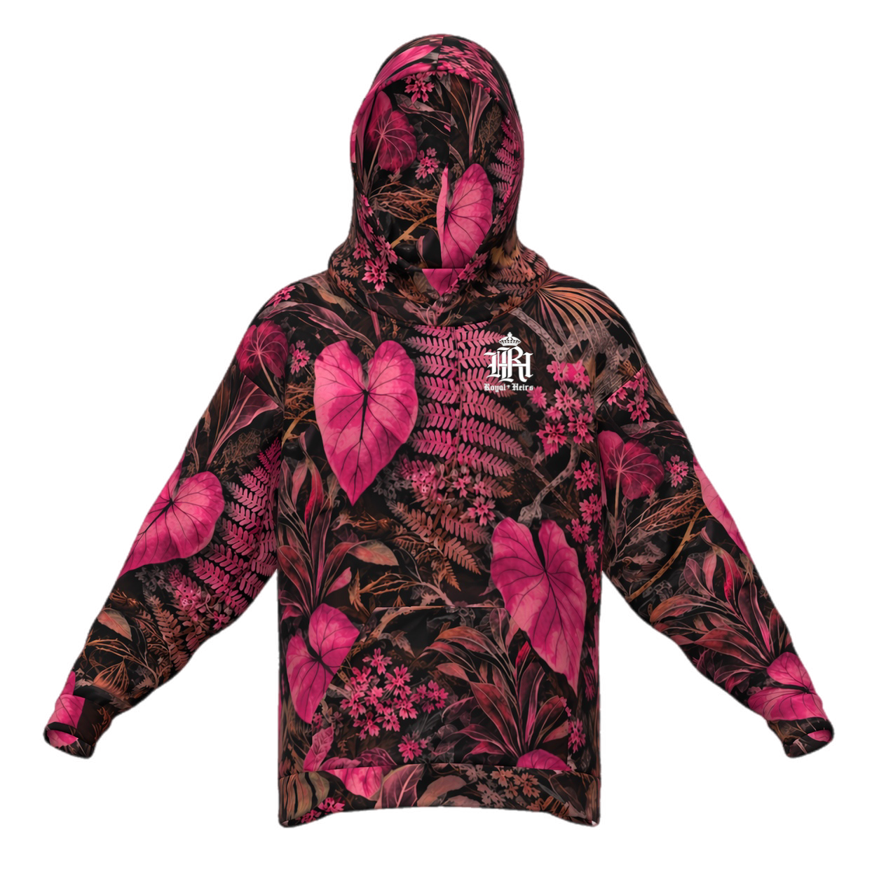 Pink Kalo Camo Drifit Hoodie