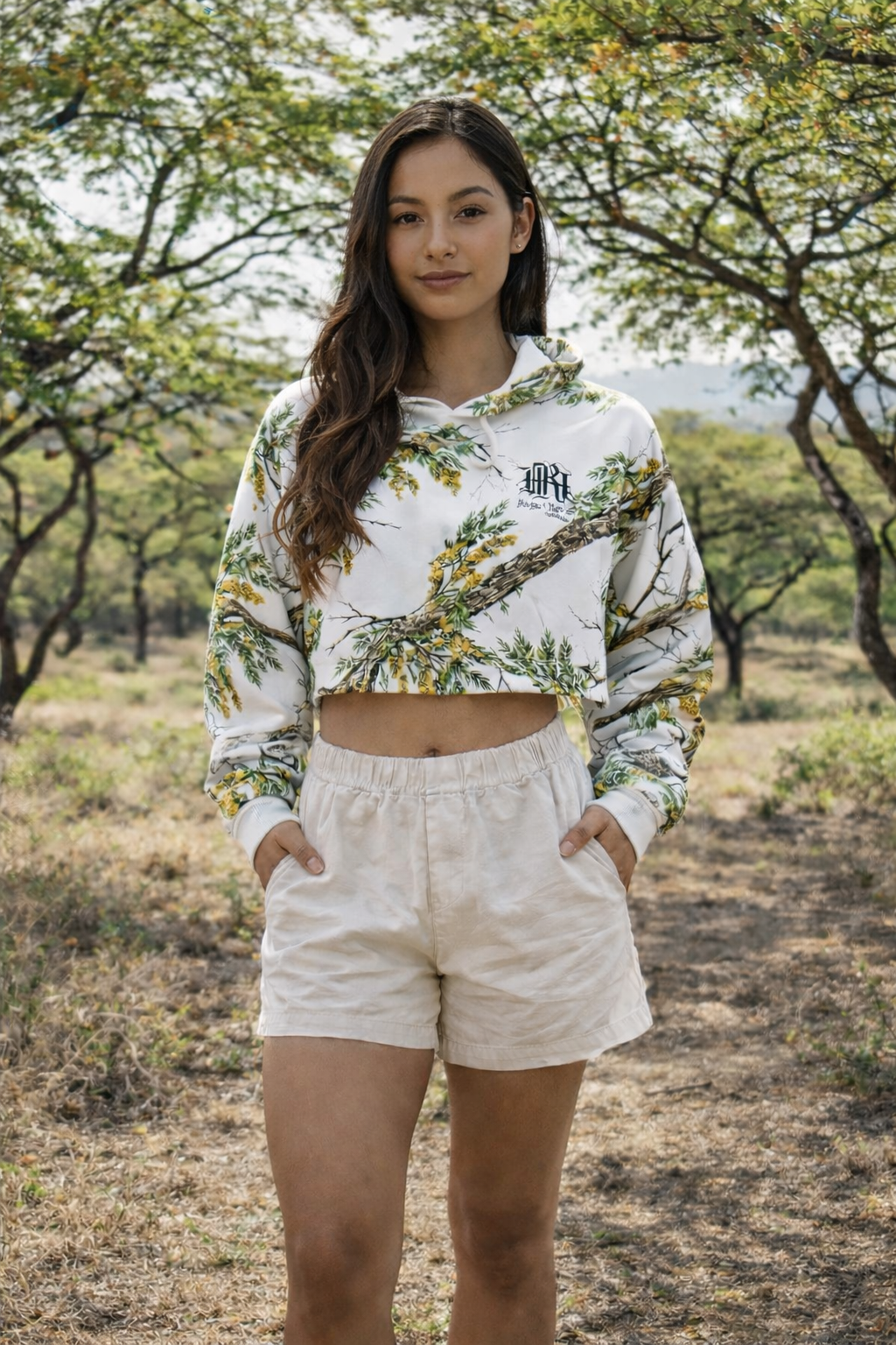Keawe Royalist Crop Hoodie