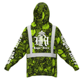 Hi-Viz Green Drifit Hoodie